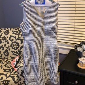 J Crew knee length patterned dress